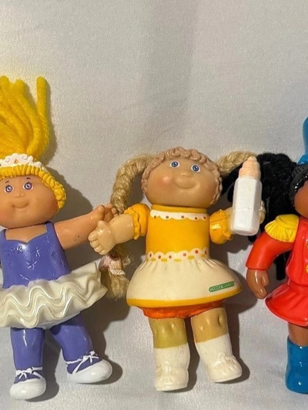Cabbage Patch Kids Vintage 1984 Cabbage Patch Kids Poseable PVC Mini Figures Lot